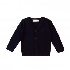 7BKNIT 8T: Navy Knitted Cardigan (8-14 Years)